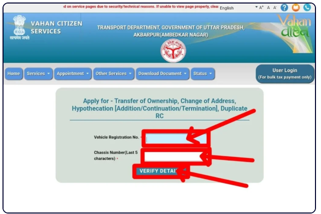 Upload required documents.
